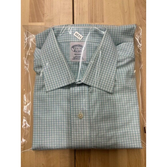 Brooks Brothers Regent 15.5-34 Plaid Non-Iron Stretch Long Sleeve Button Down - Picture 11 of 11
